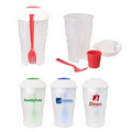 Promotional Lunch 3-Piece Salad Shaker Food Container Lunch Set